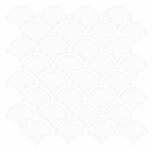 vidaXL Žuvies žvynų plytelė 10 pcs Balta 30 x 30 cm