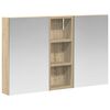vidaXL Vonios spintos komplektas 3 vnt. 80 x 10,5 x 50 cm