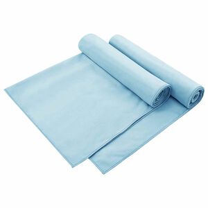 vidaXL Lauko Kėdžių Rank&scaron;luosčiai 2 vnt. Mėlyna 130 x 60 cm