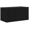 vidaXL TV spintelių komplektas 60 x 30 x 30 cm Juoda Apdirbta mediena