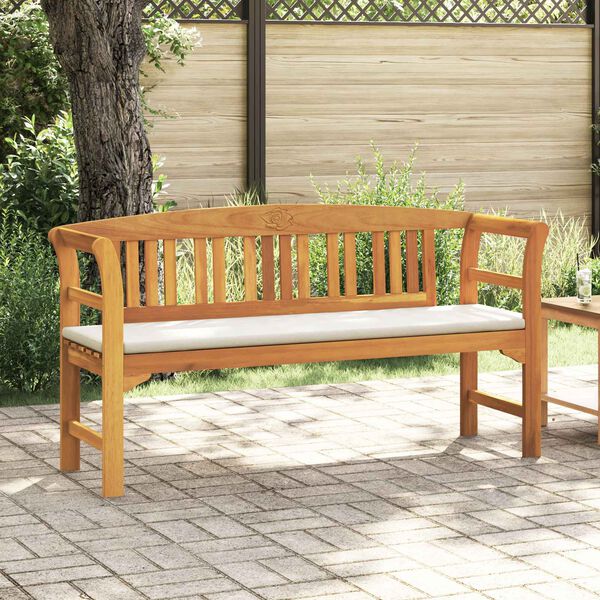 vidaXL Rožių suolas Natūralus 157 x 46 x 82,5 cm