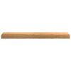 vidaXL Palangės, 2 vnt, &scaron;viesiai rudos, 80x15x2 cm, ąžuolo medienos