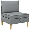 vidaXL Sofa su saugojimu Audinys