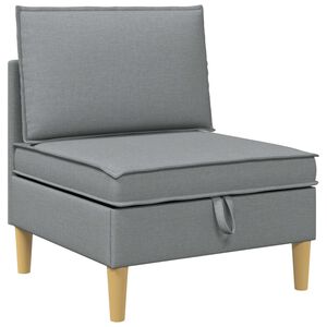 vidaXL Sofa su saugojimu Audinys