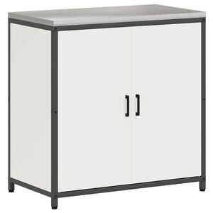 vidaXL Virtuvės Saugojimo Spintelė HATTEM Balta 90 x 50 x 92 cm