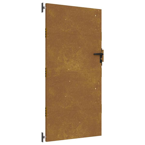 vidaXL Sodo vartai, 85x200cm, corten plienas
