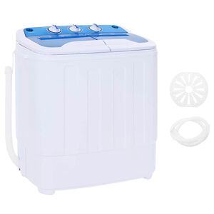 vidaXL Mini skalbimo ma&scaron;ina, dviejų skyrių, 5,6kg