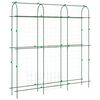 vidaXL Sodo grotelės vijokliniams augalams, 181x31x182,5cm, plienas