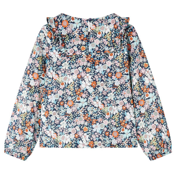 Vaiki&scaron;ki mar&scaron;kiniai ilgomis rankovėmis, tamsiai mėlyni, 140 dydžio