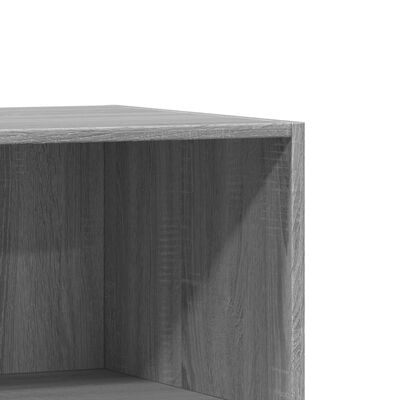 vidaXL Drabužių spinta, pilka ąžuolo, 77x48x102cm, apdirbta mediena