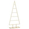 vidaXL Metalinis Kalėdų medis Auksinė 90 cm