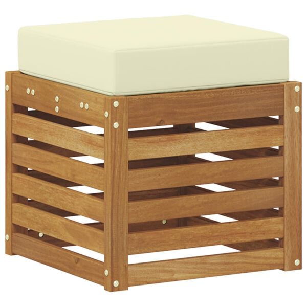 vidaXL Lauko suolelis Kietos akacijos mediena Natūrali