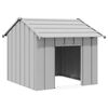 vidaXL &scaron;unų namelis su stogu 85x107x81 cm cinkuoto plieno