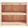 vidaXL Lauko virtuvės spintelė, 106x55x92cm, pu&scaron;ies medienos masyvas
