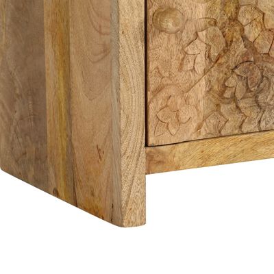vidaXL Naktinis staliukas, mango medienos masyvas, 40x30x50cm