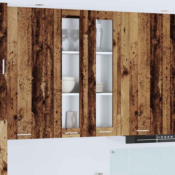 vidaXL Pakabinama spintelė su saugykla Senas medis 60 x 31 x 100 cm