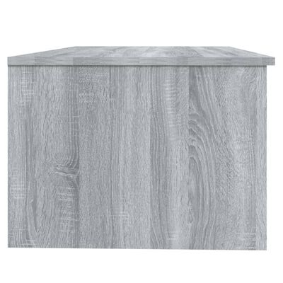 vidaXL Kavos staliukas, pilkas ąžuolo, 102x50x36cm, apdirbta mediena
