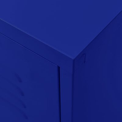vidaXL Televizoriaus spintelė, tamsiai mėlyna, 105x35x50cm, plienas