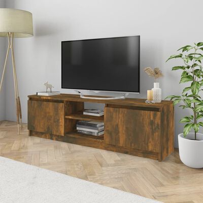 vidaXL Televizoriaus spintelė, dūminio ąžuolo, 120x30x35,5cm, mediena