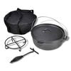 vidaXL Ketaus puodas Dutch Oven 5,6 l, su priedais