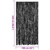 vidaXL Užuolaida nuo vabzdžių, antracito sp., 100x220cm, šenilis