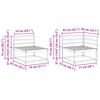 vidaXL Lauko sofos komplektas 8 pcs Natūrali Kietos akacijos mediena
