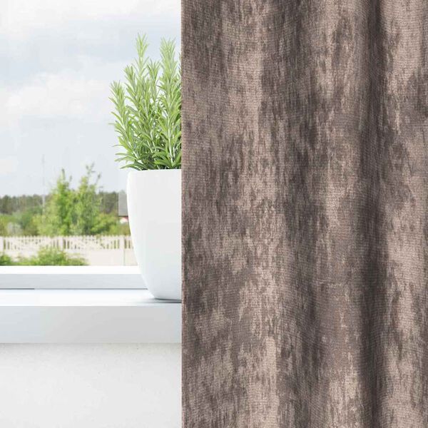 vidaXL Aksominio tipo užuolaidos 2 pcs Kapučino 140 x 140 cm Aksomas