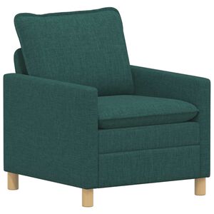 vidaXL Sofa Tamsiai žalia 76 x 81 x 87,5 cm Audinys