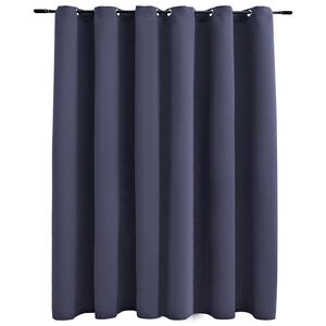 vidaXL Naktinė užuolaida su metaliniais žiedais, antracito, 290x245cm