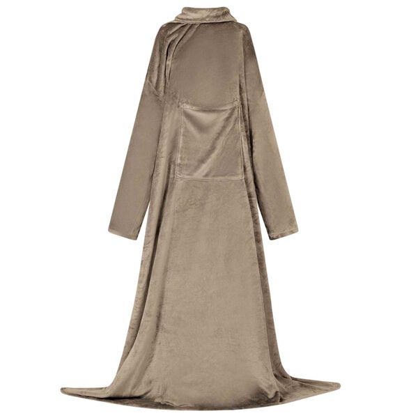 vidaXL Antklodė-džemperis su gobtuvu Kupranugario Flanelė