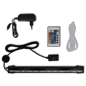 Povandeninės LED burbulus skleidžiančios akvariumo lempos, RGB, 32cm