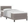 vidaXL Kiemas lova su galvūgalio Taupe 90 x 200 cm audinys