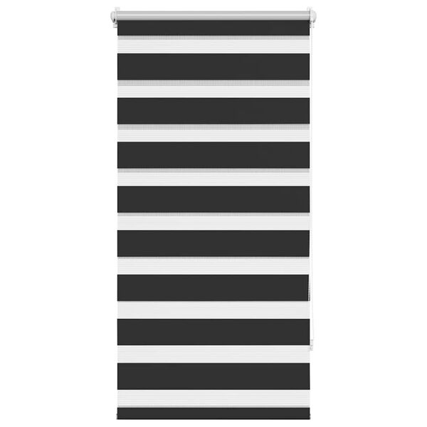 vidaXL Zebra Žaliuzė, Roletas 80 x 150 cm, Juodas
