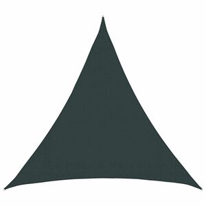 vidaXL Saulės &scaron;e&scaron;ėlio audinys 2 x 2 x 2 m HDPE Trikampio Tamsiai žalia