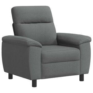 vidaXL Sofa Tamsiai pilka 95 x 90 x 95 cm Audinys