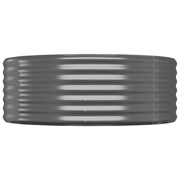 vidaXL Aukštas sodo lovelis, antracito, 507x100x36cm, cinkuotas plienas