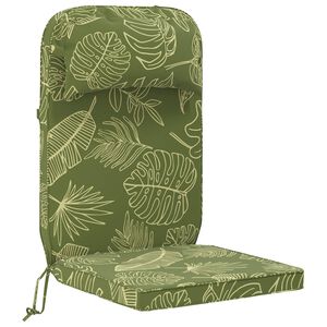 vidaXL Adirondack kėdės pagalvėlė 100% poliesteris Lapų dizainas