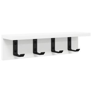 vidaXL Prikabinamas paltas Sieninis Balta 40 x 10,5 x 10,5 cm
