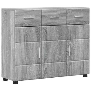 vidaXL Kabalas FLORIN 88,5 x 30,5 x 73 cm Pilkas Sonoma