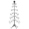 vidaXL Metalinė Kalėdų eglutė, juodos spalvos, 180 cm