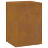 vidaXL Augalų stovas 2 pcs Rūdijanti 24 x 24 x 35 cm