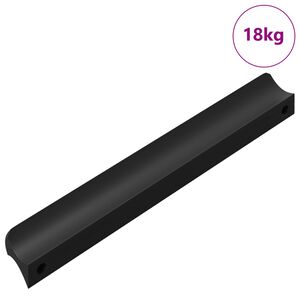 vidaXL Rankena 973 vnt. Juoda 106 x 7,4 x 15,5 mm Aliuminis