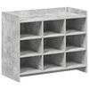 vidaXL Batu skrynia Betono pilka 85 x 39,5 x 70 cm Apdirbta mediena