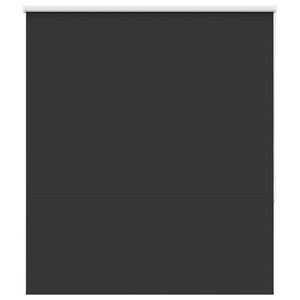 vidaXL roletas juodas 130x130 cm audinio plotis 126,6 cm poliesteris