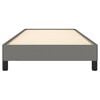 vidaXL Lovos rėmas be čiužinio, tamsiai pilkas, 80x200cm, audinys