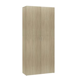 vidaXL Spintelė batams, ąžuolo, 80x35,5x180cm, apdirbta mediena