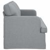 vidaXL Sofa &Scaron;viesiai pilka 201 x 80 x 85 cm audinys
