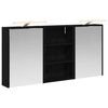 vidaXL Vonios spintos komplektas 3 vnt. 126 x 16 x 62.5 cm