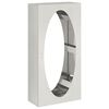vidaXL Stovas malkoms, 50x23x100 cm, nerūdijantis plienas