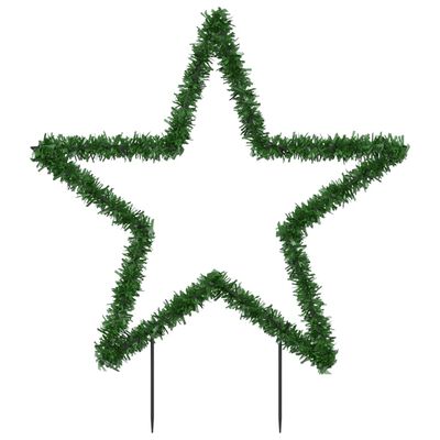 vidaXL Kalėdinė šviečianti dekoracija žvaigždė, 80LED, 60cm
